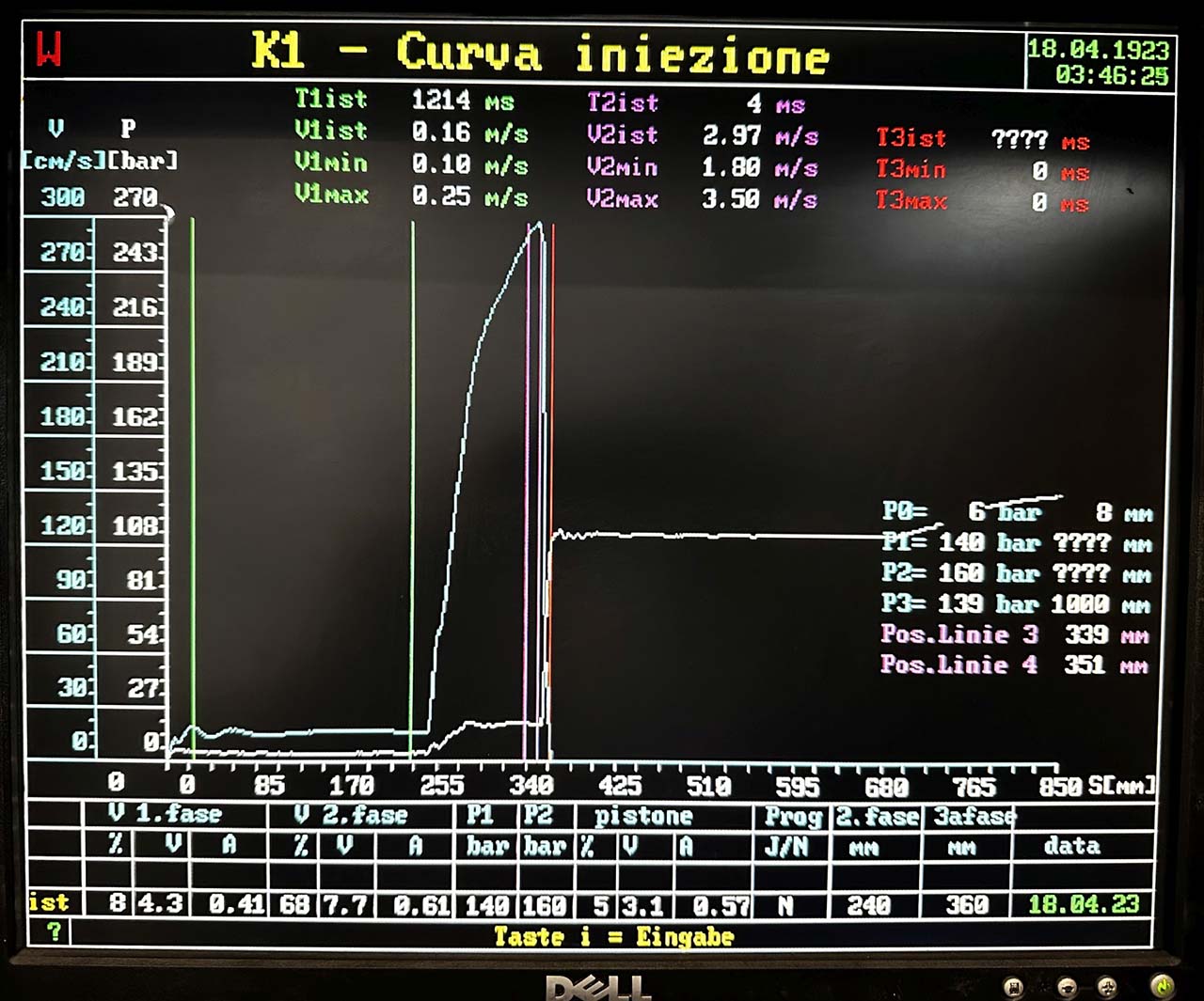 Frech DAK 500 S Ü1 stroj na tlakové lití za studena KK1668, použitý